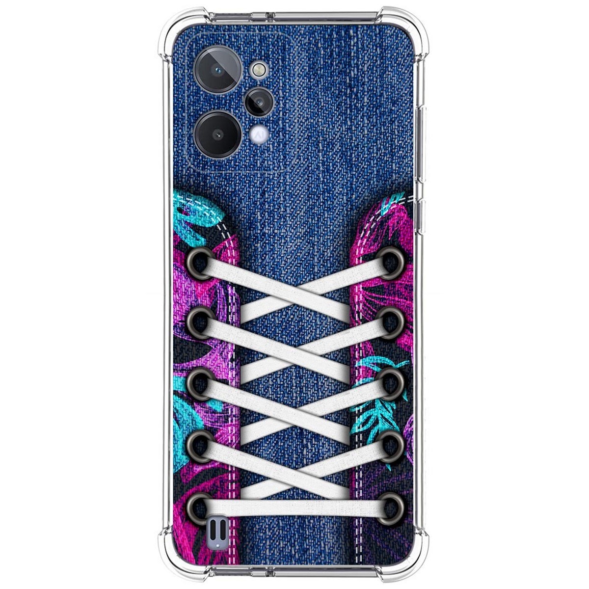 Funda Silicona Antigolpes para Realme C31 diseño Zapatillas 06 Dibujos