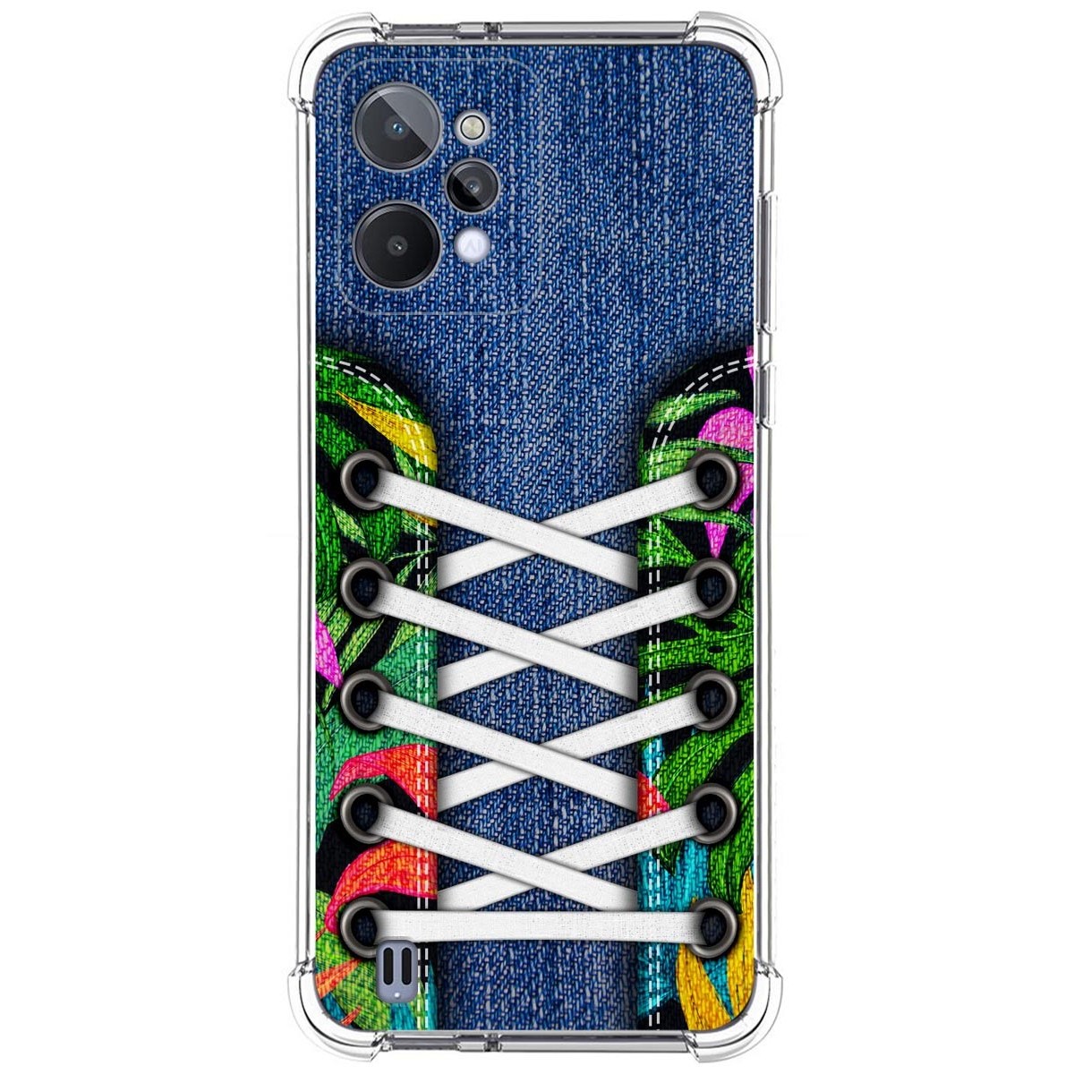 Funda Silicona Antigolpes para Realme C31 diseño Zapatillas 13 Dibujos