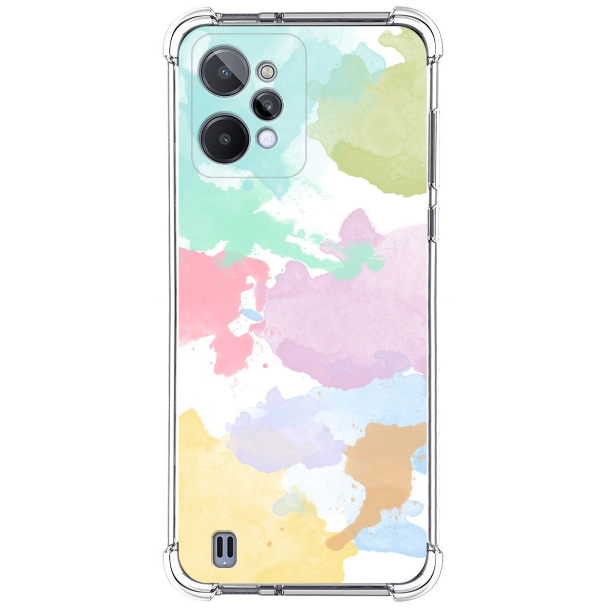 Funda Silicona Antigolpes para Realme C31 diseño Acuarela 11 Dibujos