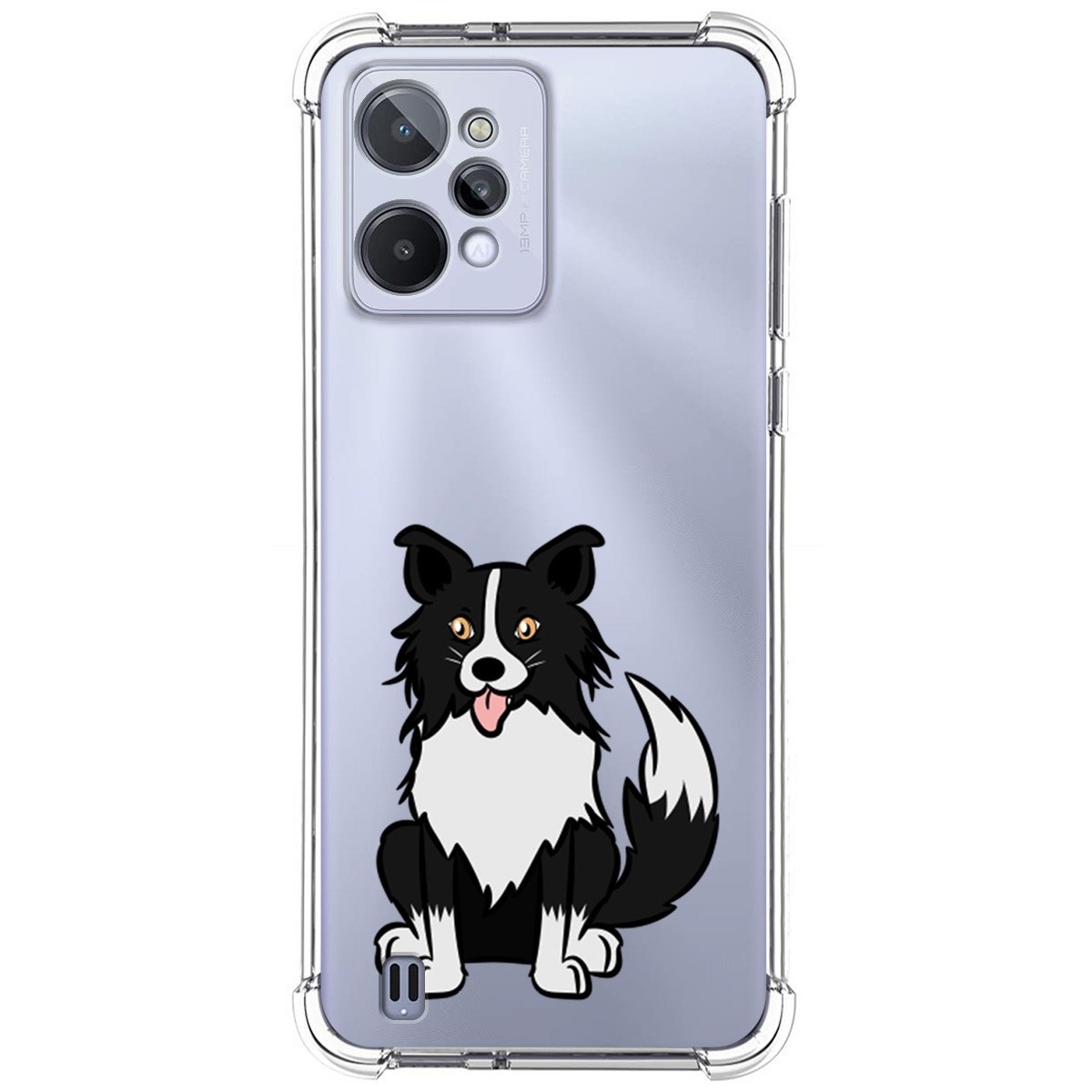 Funda Silicona Antigolpes para Realme C31 diseño Perros 01 Dibujos