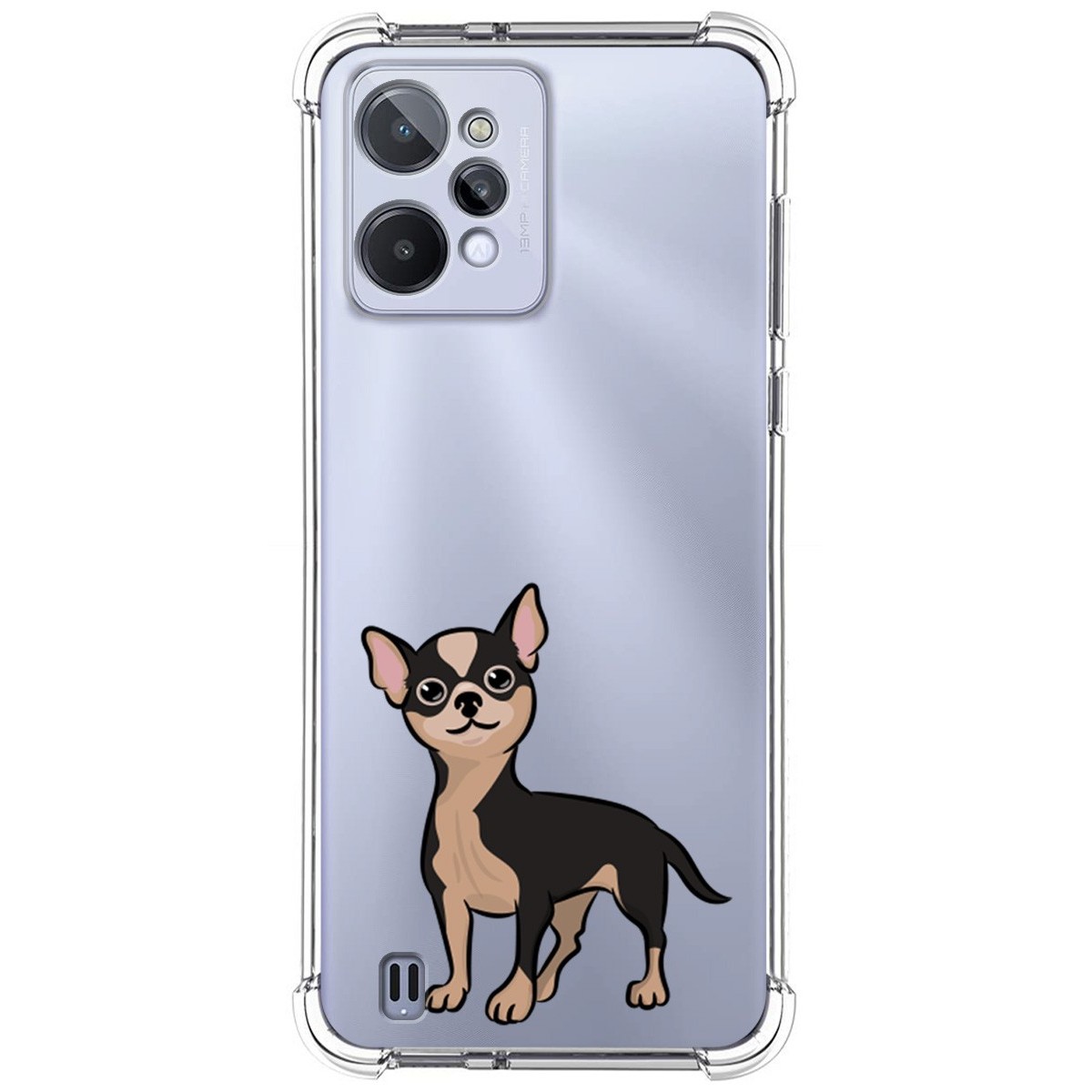 Funda Silicona Antigolpes para Realme C31 diseño Perros 05 Dibujos