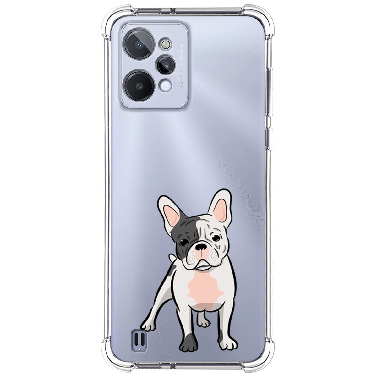 Funda Silicona Antigolpes para Realme C31 diseño Perros 06 Dibujos