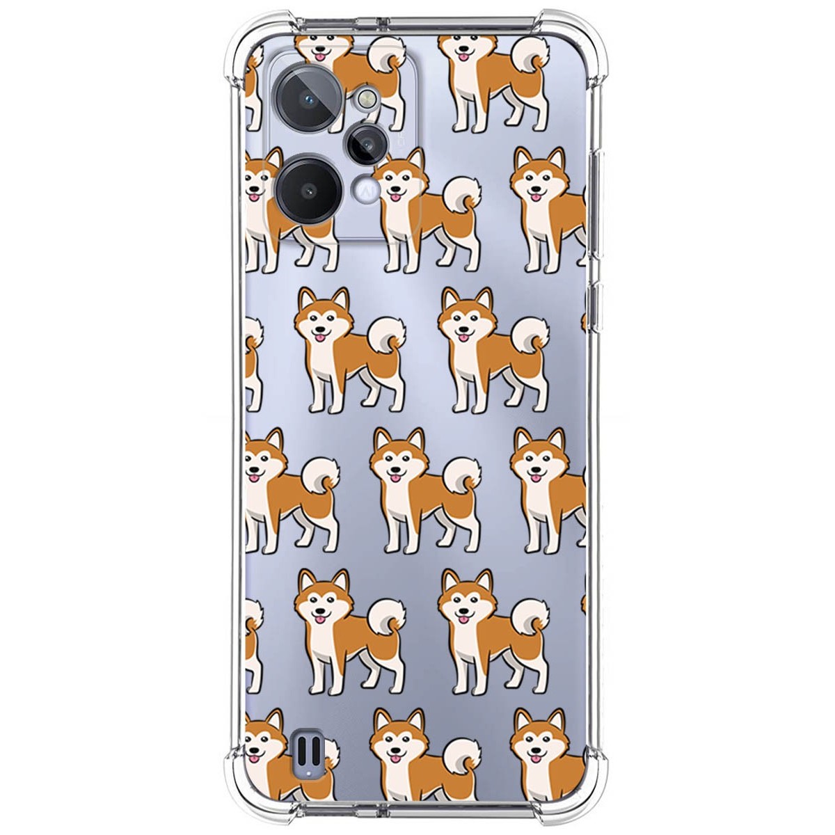 Funda Silicona Antigolpes para Realme C31 diseño Perros 08 Dibujos