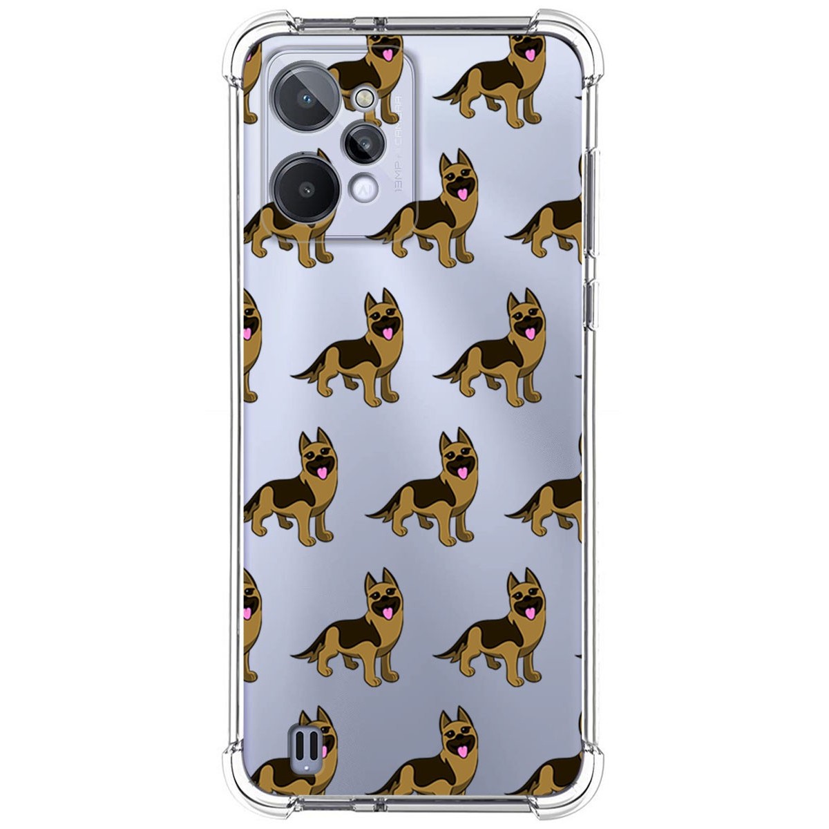 Funda Silicona Antigolpes para Realme C31 diseño Perros 09 Dibujos