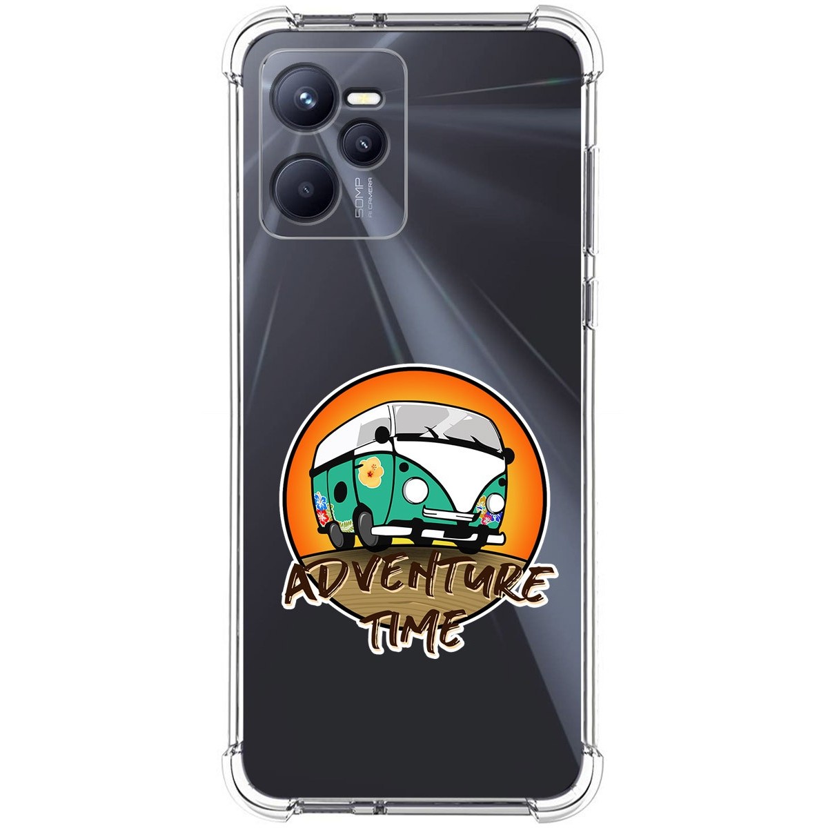 Funda Silicona Antigolpes para Realme C35 diseño Adventure Time Dibujos