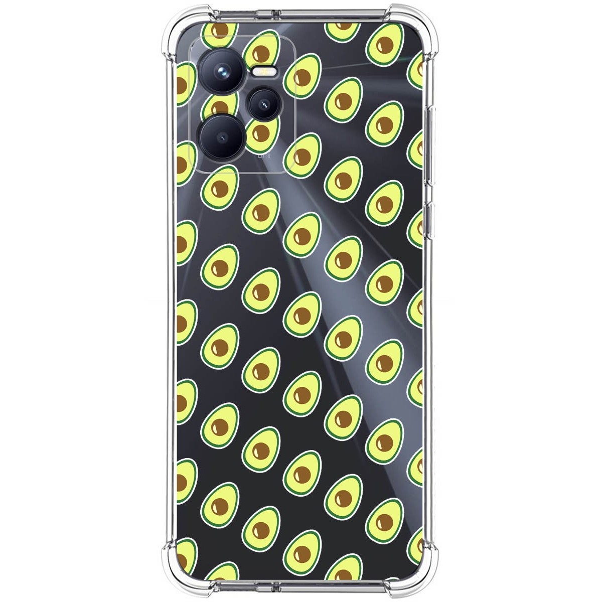Funda Silicona Antigolpes para Realme C35 diseño Aguacate Dibujos