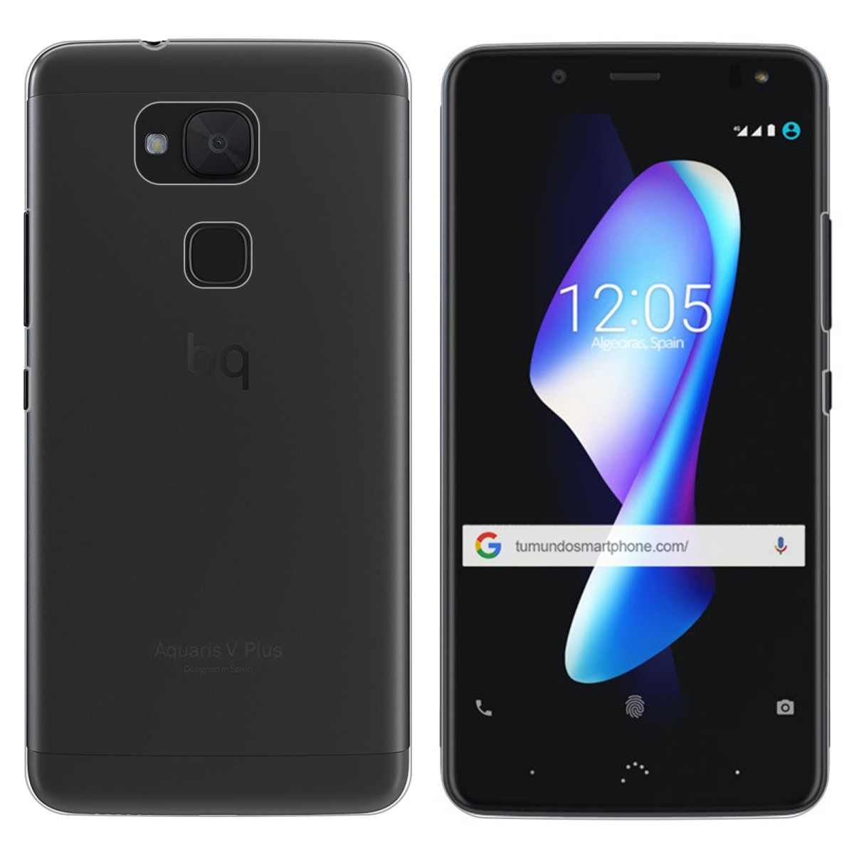 Funda Gel Tpu para Bq Aquaris V Plus / Vs Plus Color 100 % Transparente