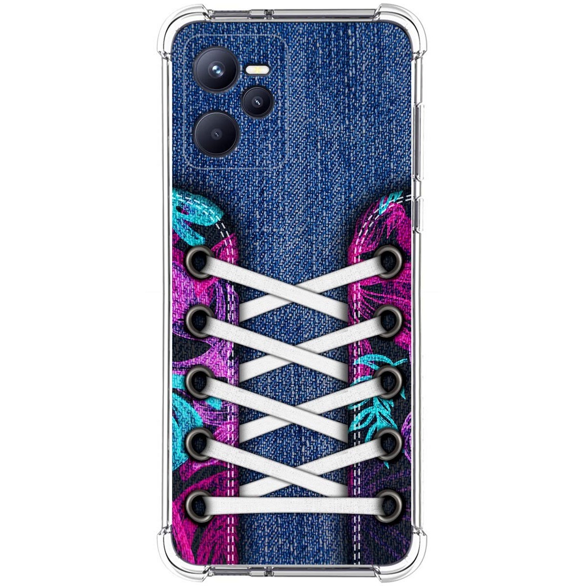 Funda Silicona Antigolpes para Realme C35 diseño Zapatillas 06 Dibujos