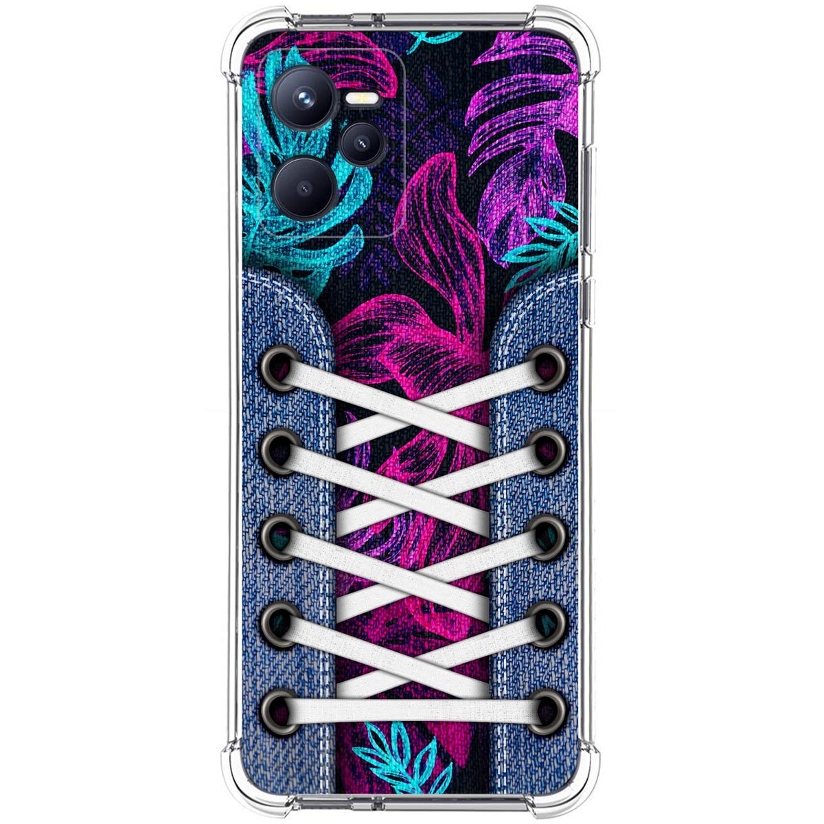 Funda Silicona Antigolpes para Realme C35 diseño Zapatillas 07 Dibujos