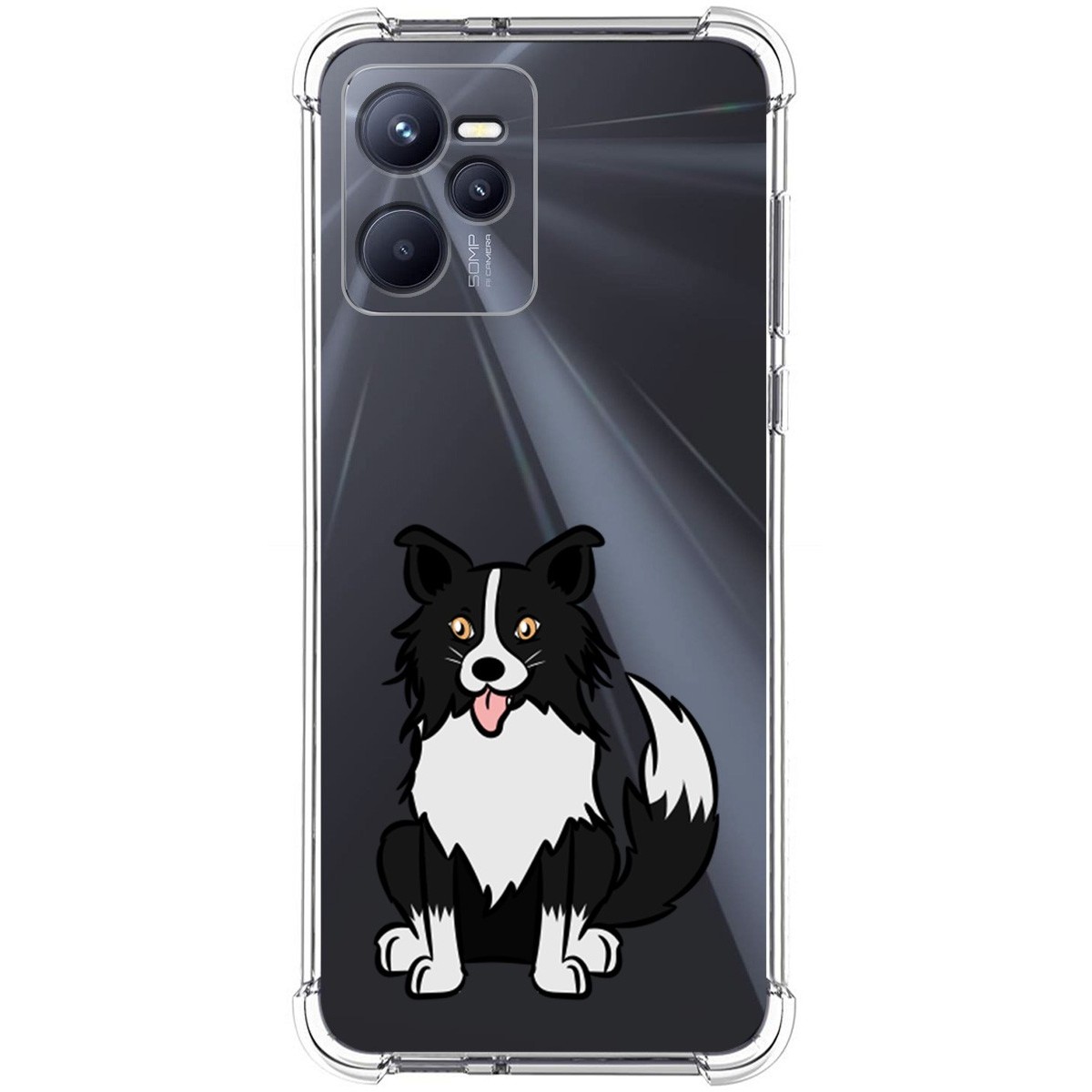 Funda Silicona Antigolpes para Realme C35 diseño Perros 01 Dibujos