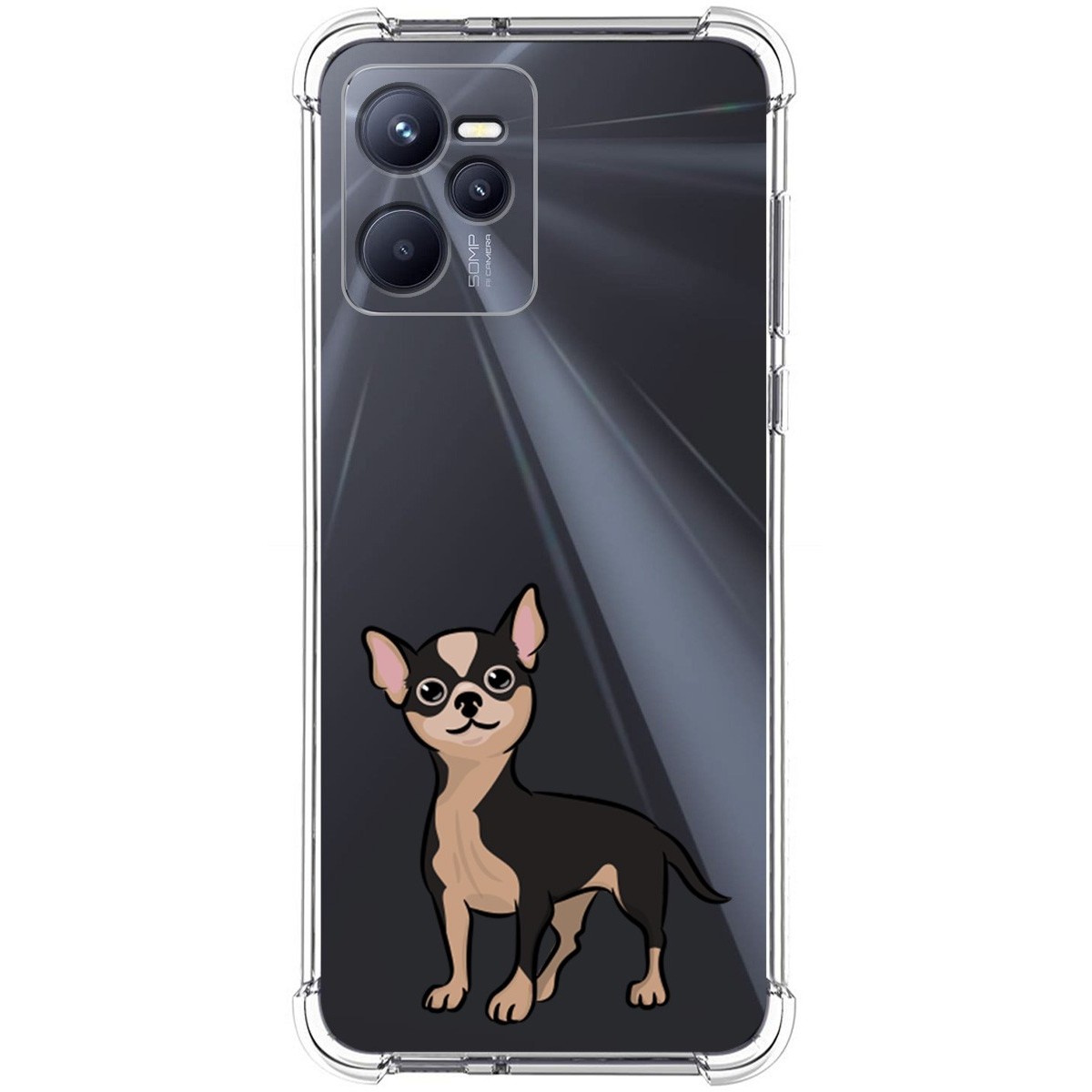 Funda Silicona Antigolpes para Realme C35 diseño Perros 05 Dibujos