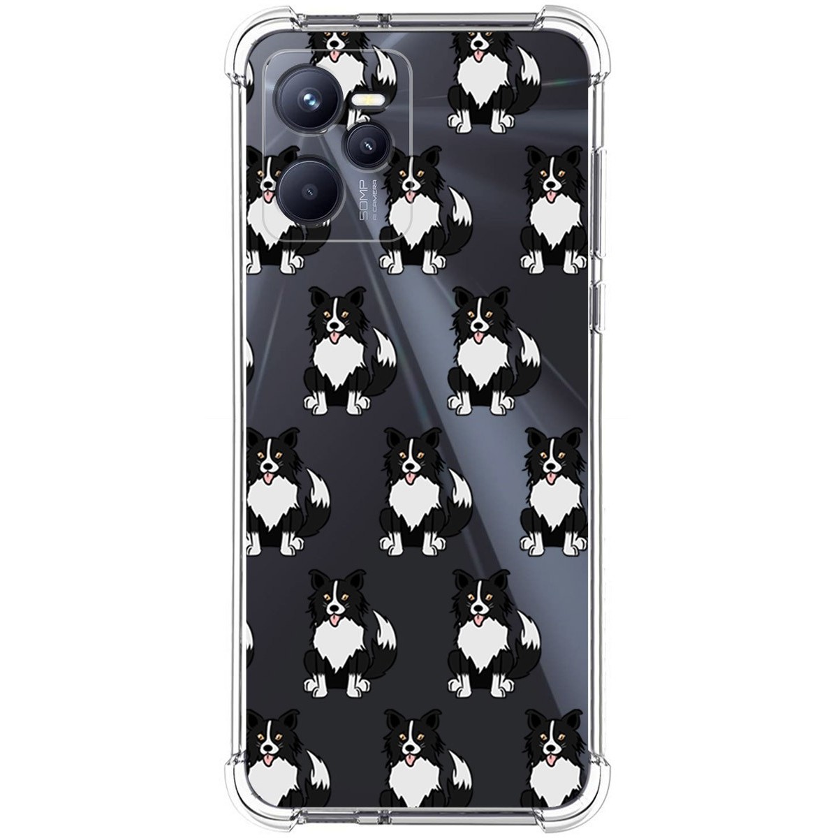 Funda Silicona Antigolpes para Realme C35 diseño Perros 07 Dibujos