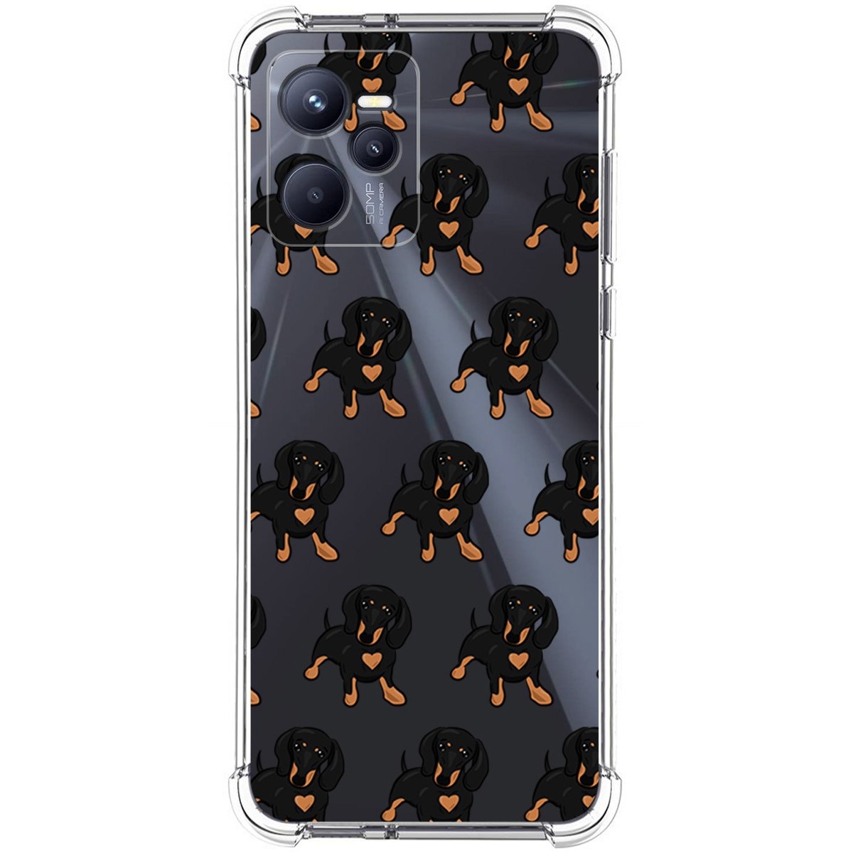 Funda Silicona Antigolpes para Realme C35 diseño Perros 10 Dibujos