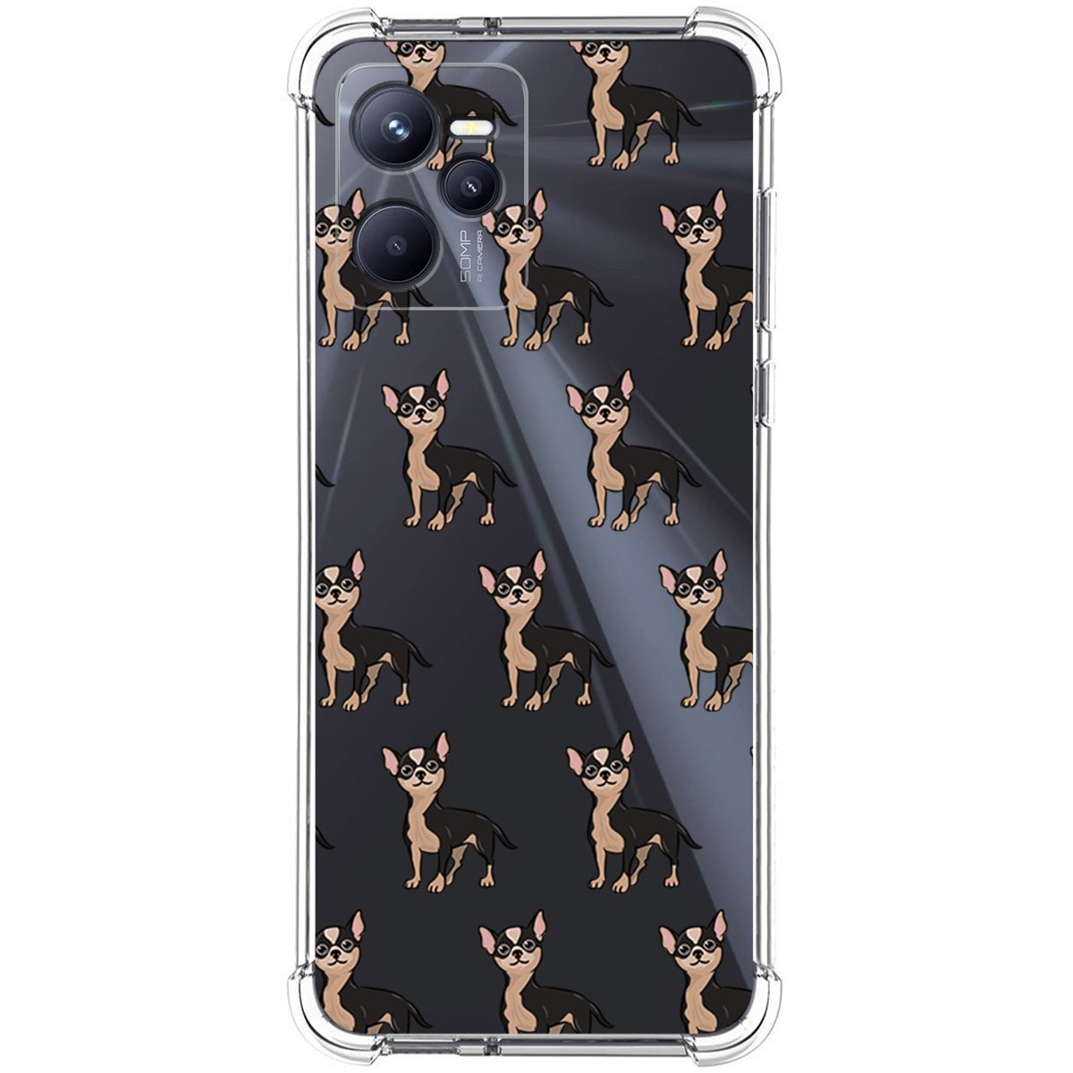 Funda Silicona Antigolpes para Realme C35 diseño Perros 11 Dibujos