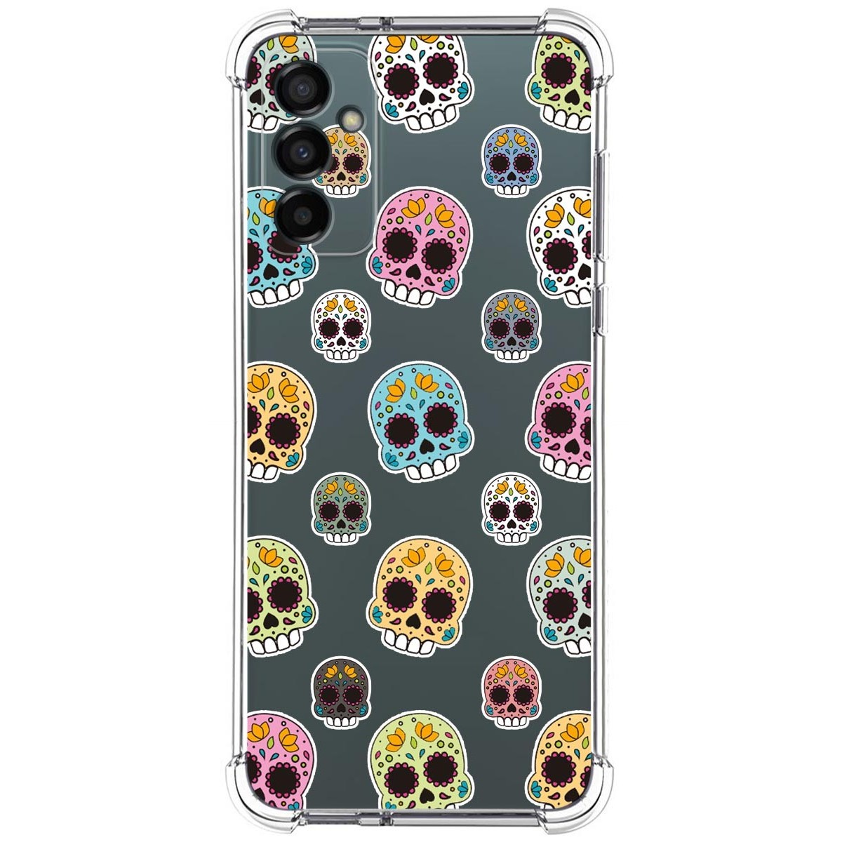 Funda Silicona Antigolpes para Samsung Galaxy M23 5G diseño Catrina Dibujos