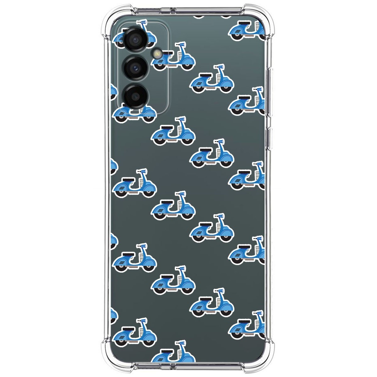 Funda Silicona Antigolpes para Samsung Galaxy M23 5G diseño Scooter Dibujos