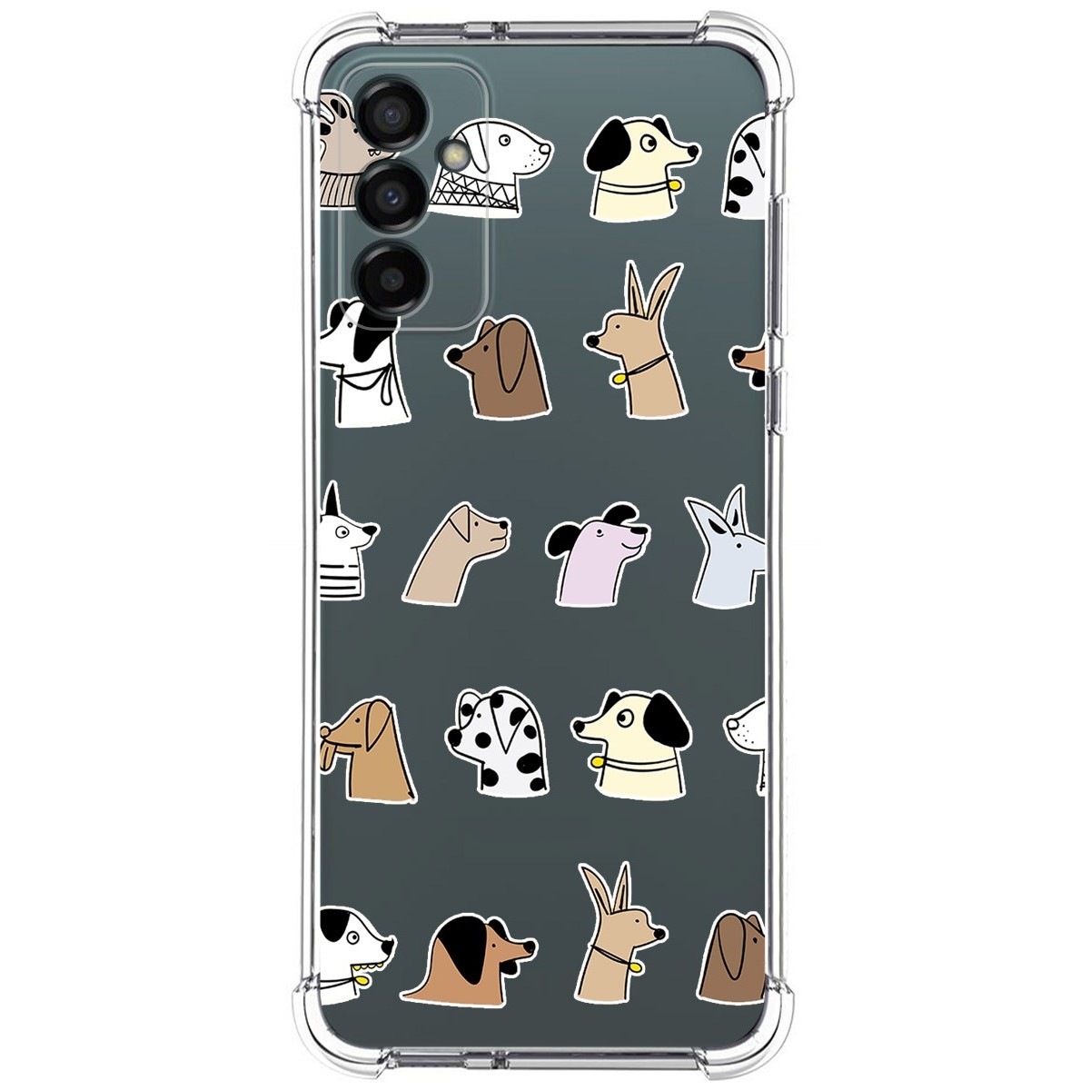 Funda Silicona Antigolpes para Samsung Galaxy M23 5G diseño Perros Dibujos