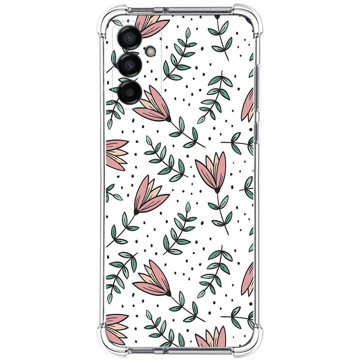 Funda Silicona Antigolpes para Samsung Galaxy M23 5G diseño Flores 01 Dibujos
