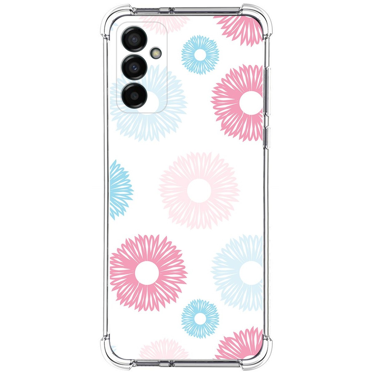 Funda Silicona Antigolpes para Samsung Galaxy M23 5G diseño Flores 06 Dibujos
