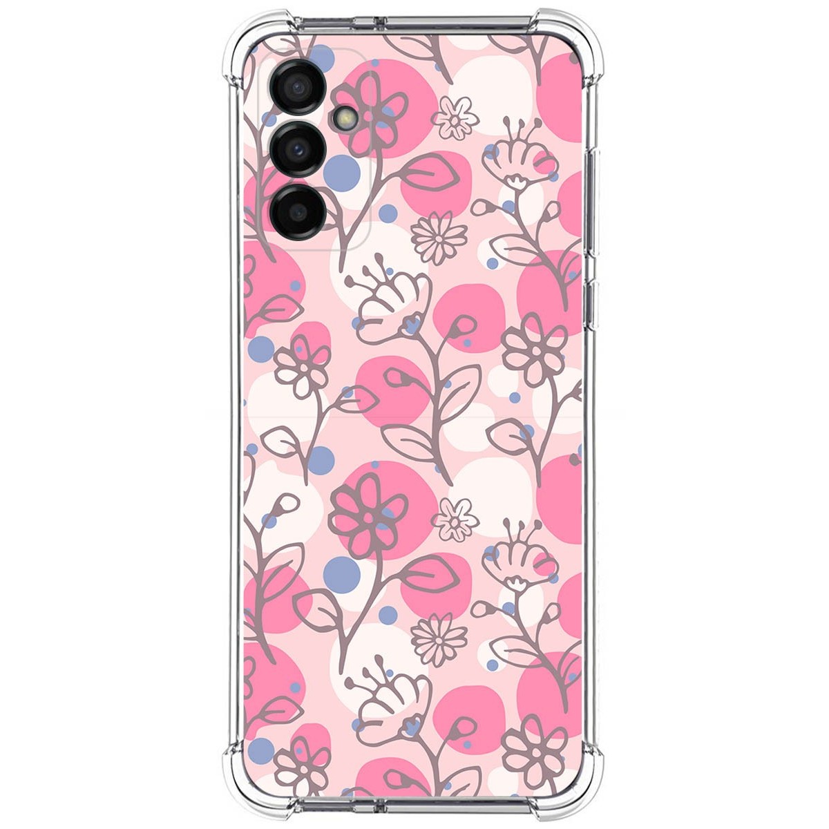 Funda Silicona Antigolpes para Samsung Galaxy M23 5G diseño Flores 07 Dibujos