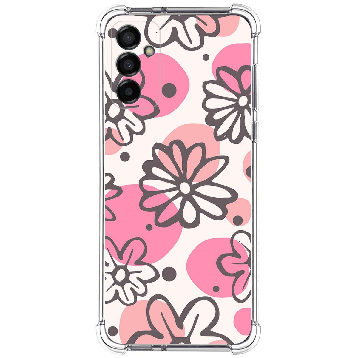 Funda Silicona Antigolpes para Samsung Galaxy M23 5G diseño Flores 09 Dibujos