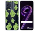 Funda Silicona Transparente para Realme 9 Pro 5G diseño Cactus Dibujos