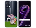 Funda Silicona Transparente para Realme 9 Pro 5G diseño Conejo Dibujos