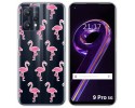 Funda Silicona Transparente para Realme 9 Pro 5G diseño Flamenco Dibujos