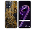 Funda Silicona Transparente para Realme 9 Pro 5G diseño Hojas Dibujos