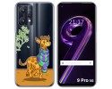 Funda Silicona Transparente para Realme 9 Pro 5G diseño Jirafa Dibujos