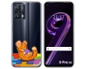 Funda Silicona Transparente para Realme 9 Pro 5G diseño Leopardo Dibujos