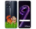 Funda Silicona Transparente para Realme 9 Pro 5G diseño Tigre Dibujos
