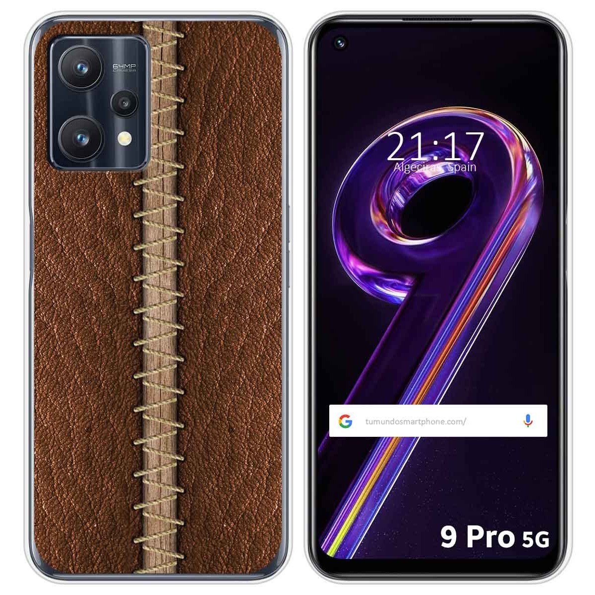 Funda Silicona para Realme 9 Pro 5G diseño Cuero 01 Dibujos