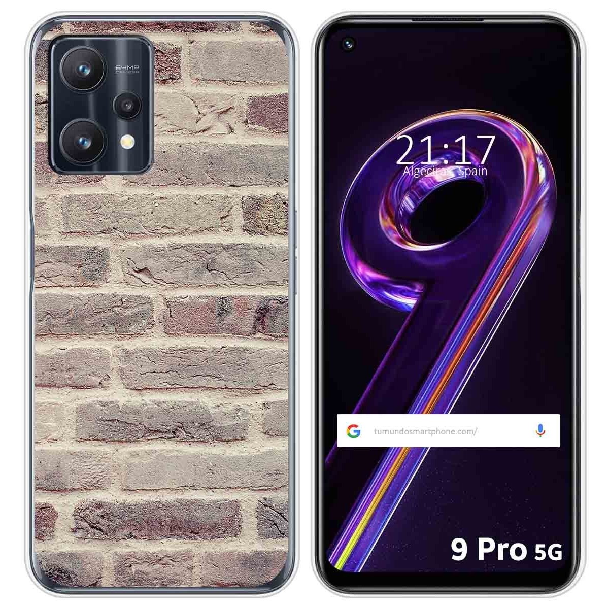 Funda Silicona para Realme 9 Pro 5G diseño Ladrillo 01 Dibujos