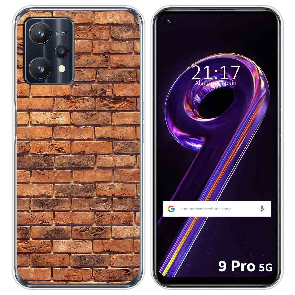 Funda Silicona para Realme 9 Pro 5G diseño Ladrillo 04 Dibujos