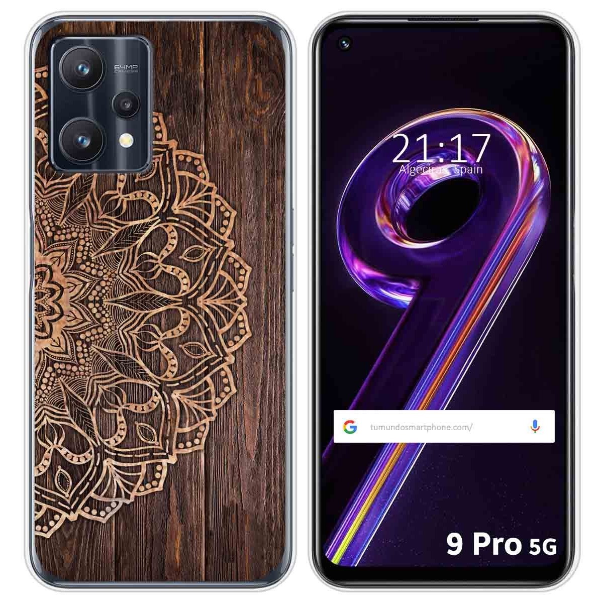 Funda Silicona para Realme 9 Pro 5G diseño Madera 06 Dibujos