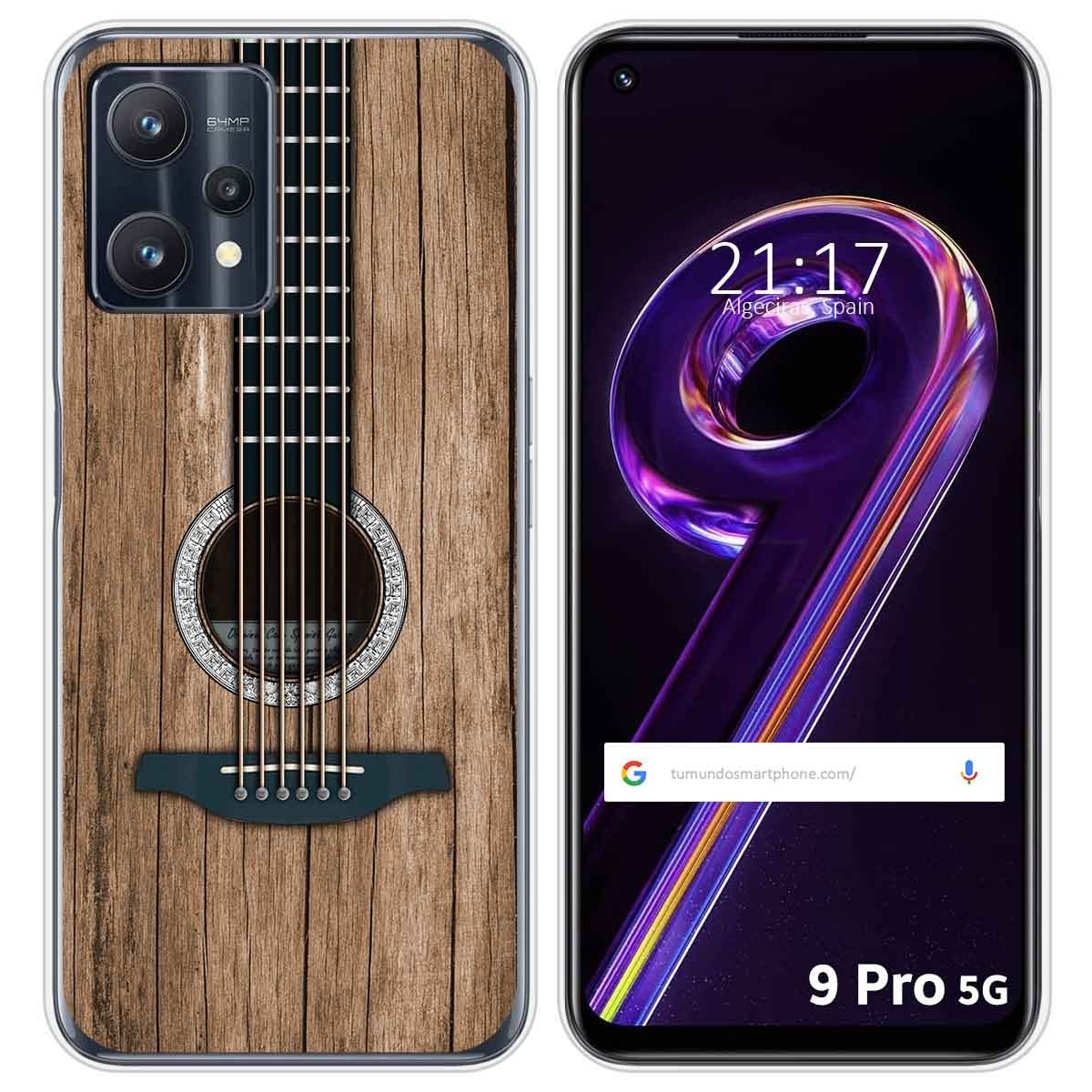 Funda Silicona para Realme 9 Pro 5G diseño Madera 11 Dibujos