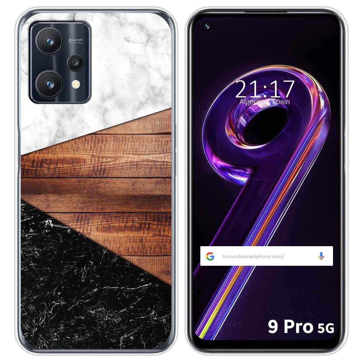Funda Silicona para Realme 9 Pro 5G diseño Mármol 11 Dibujos