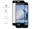 Protector Cristal Templado Frontal Completo Negro para Asus Zenfone 4 5.5" Ze554Kl Vidrio
