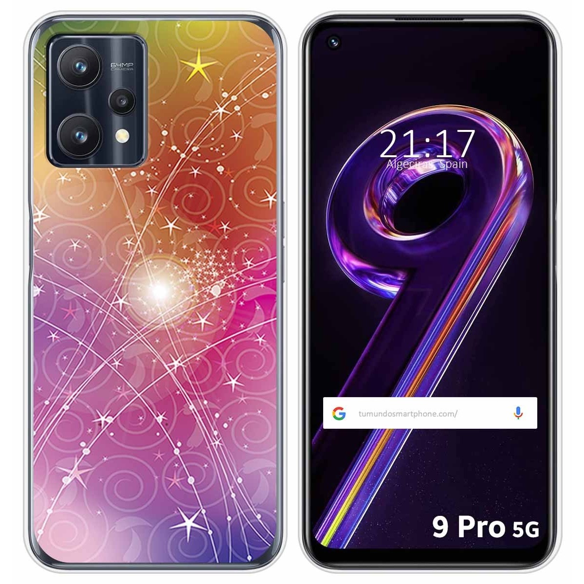 Funda Silicona para Realme 9 Pro 5G diseño Abstracto Dibujos