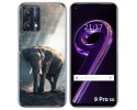 Funda Silicona para Realme 9 Pro 5G diseño Elefante Dibujos