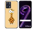 Funda Silicona para Realme 9 Pro 5G diseño Jirafa Dibujos