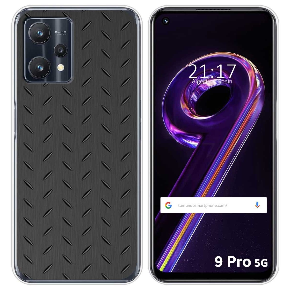 Funda Silicona para Realme 9 Pro 5G diseño Metal Dibujos