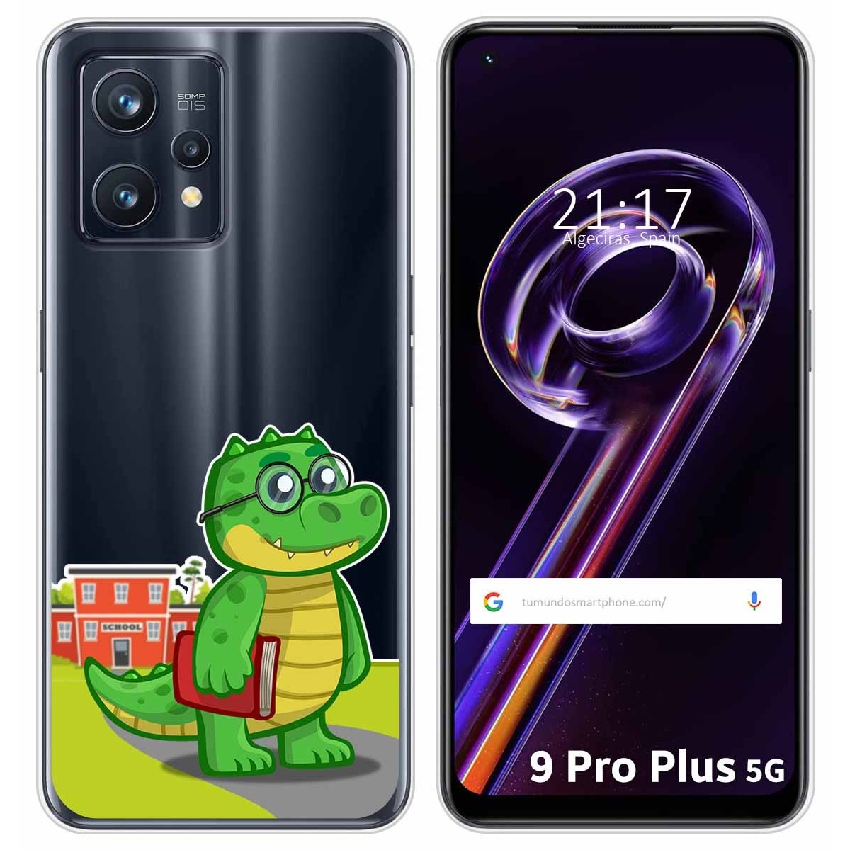 Funda Silicona Transparente para Realme 9 Pro Plus 5G diseño Coco Dibujos