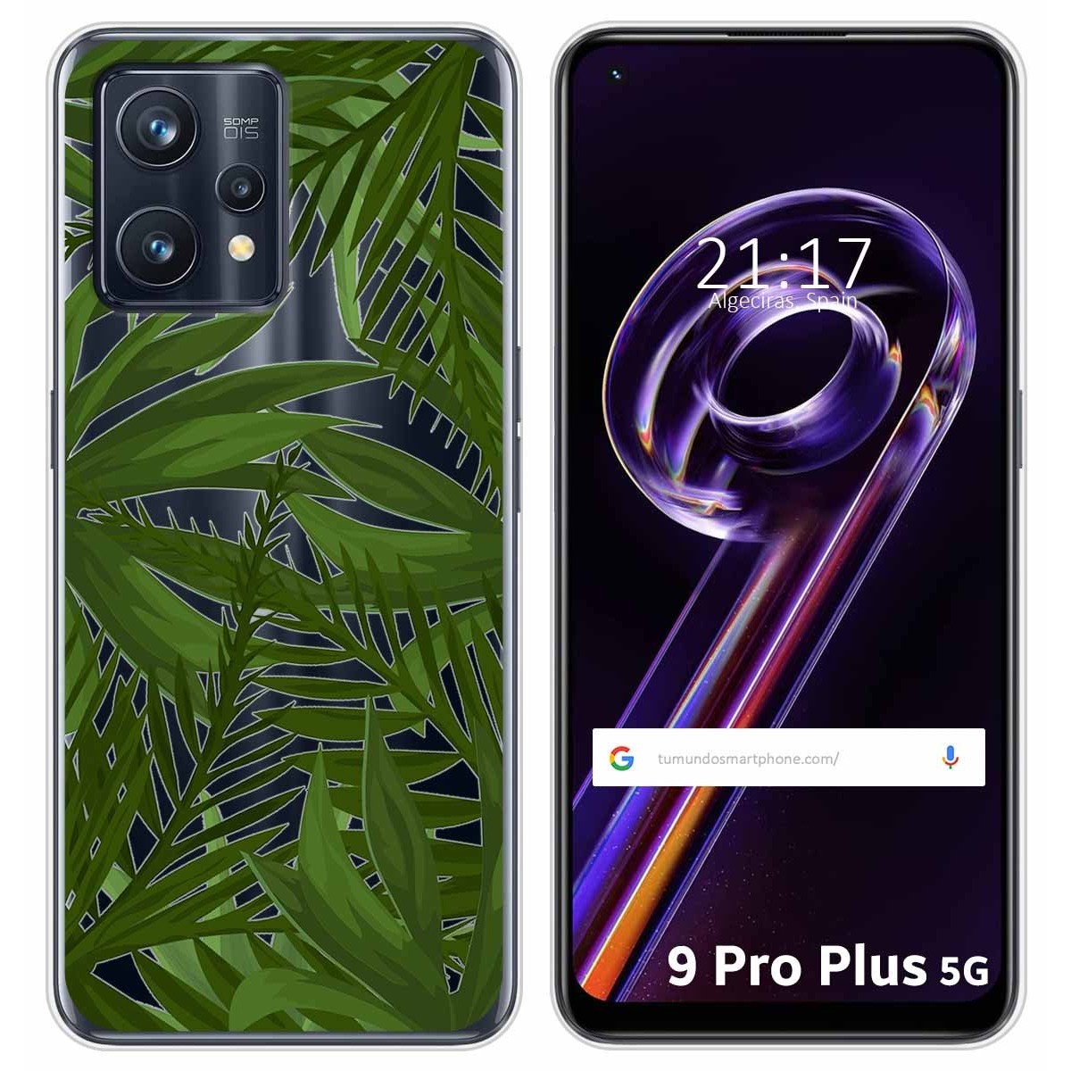 Funda Silicona Transparente para Realme 9 Pro Plus 5G diseño Jungla Dibujos