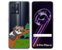Funda Silicona Transparente para Realme 9 Pro Plus 5G diseño Panda Dibujos