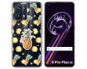 Funda Silicona Transparente para Realme 9 Pro Plus 5G diseño Piña Dibujos