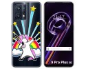 Funda Silicona Transparente para Realme 9 Pro Plus 5G diseño Unicornio Dibujos