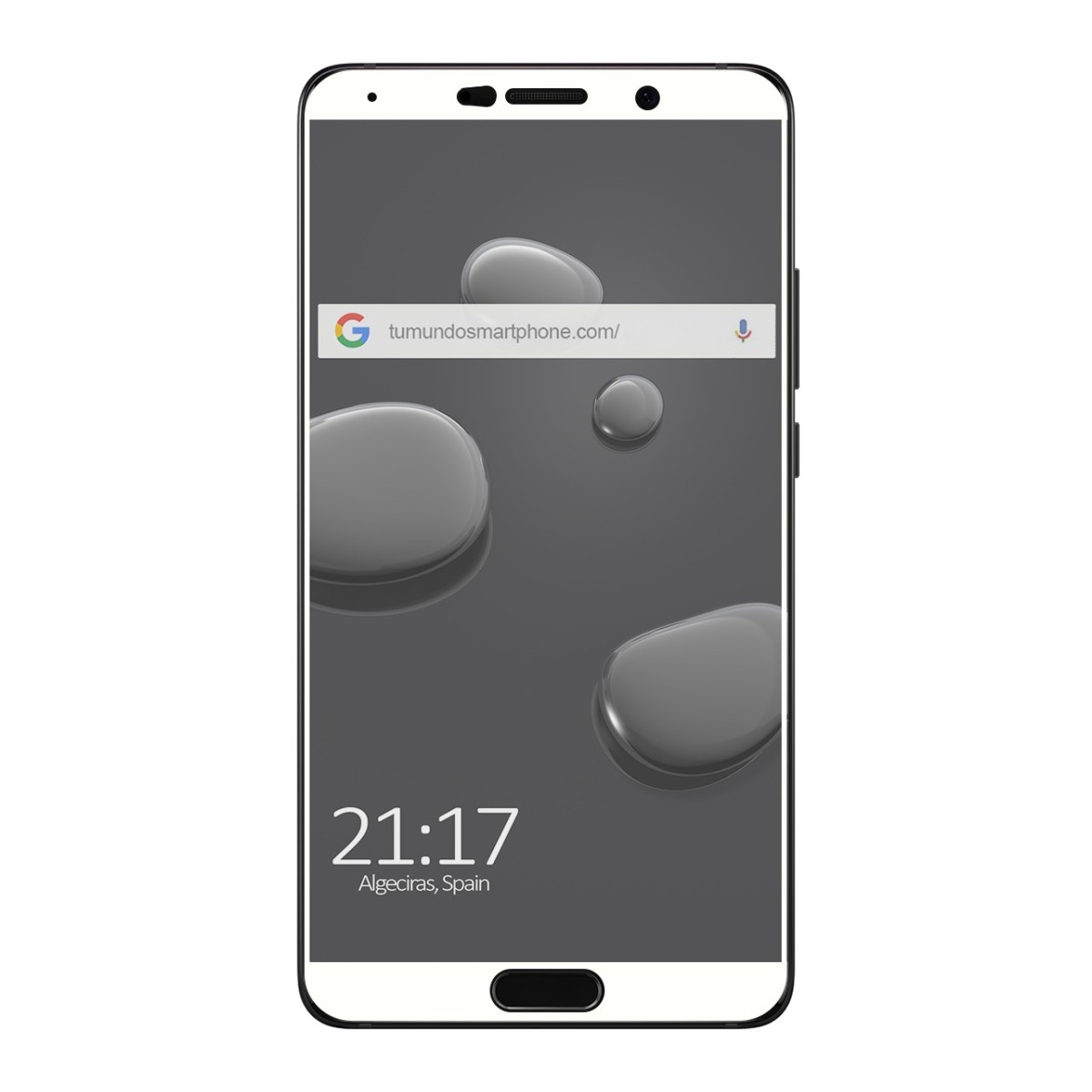 Protector Cristal Templado Frontal Completo Blanco para Huawei Mate 10  Vidrio