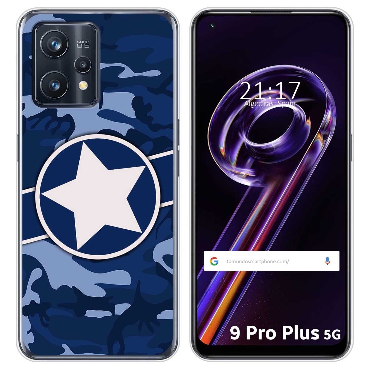 Funda Silicona para Realme 9 Pro Plus 5G diseño Camuflaje 03 Dibujos